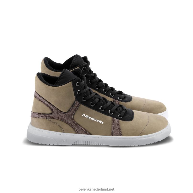 Heren Be Lenka barefoot sneakers barebarics - hifly 08T6T93 donkergroen & grijs