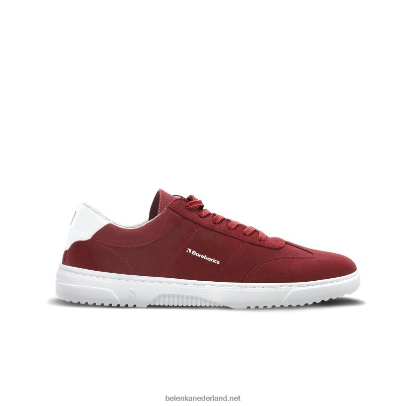 Heren Be Lenka barefoot sneakers barebarics - pulsar 08T6T98 kastanjebruin & wit