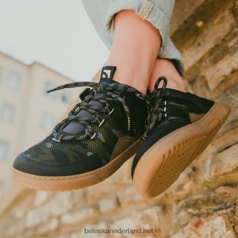 Heren Be Lenka barefoot sneakers barebarics - rebel 08T6T87 leger groen
