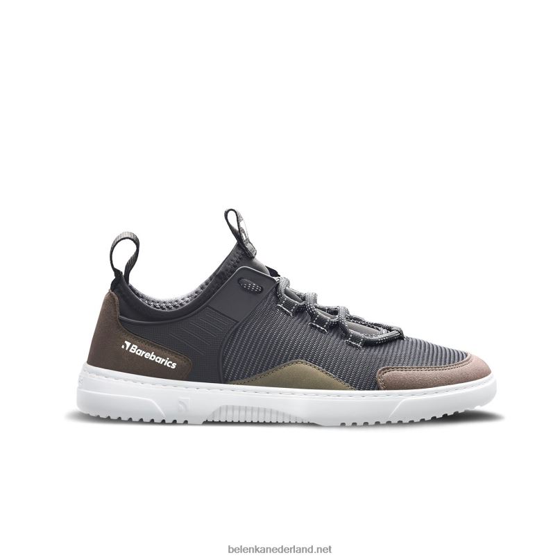 Heren Be Lenka barefoot sneakers barebarics - rebel 08T6T90 houtskool zwart