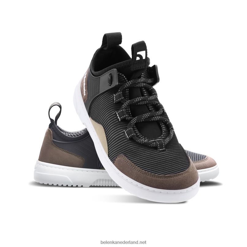 Heren Be Lenka barefoot sneakers barebarics - rebel 08T6T90 houtskool zwart