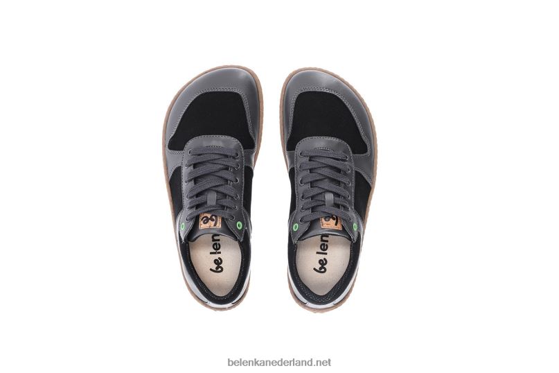 Heren Be Lenka barefoot sneakers - kampioen 2.0 - veganistisch 08T6T13 donkergrijs & zwart