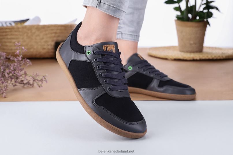 Heren Be Lenka barefoot sneakers - kampioen 2.0 - veganistisch 08T6T13 donkergrijs & zwart