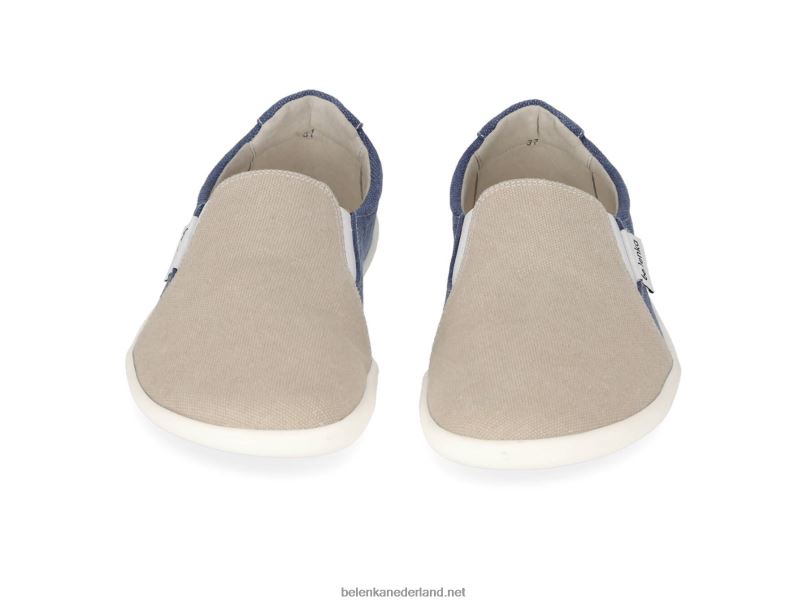 Heren Be Lenka barefoot sneakers - makkelijk - veganistisch 08T6T64 zand & blauw