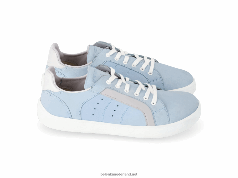 Heren Be Lenka barefootsneakers brooklyn 08T6T118 lichtblauw en grijs
