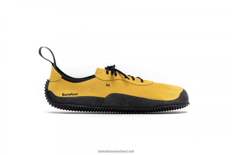 Heren Be Lenka blote voeten schoenen trailwalker 08T6T106 mosterd