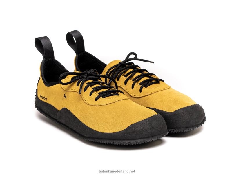 Heren Be Lenka blote voeten schoenen trailwalker 08T6T106 mosterd
