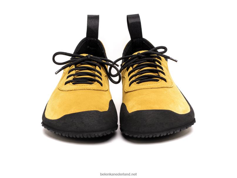 Heren Be Lenka blote voeten schoenen trailwalker 08T6T106 mosterd