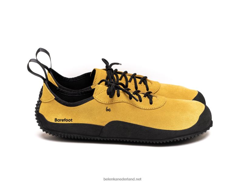 Heren Be Lenka blote voeten schoenen trailwalker 08T6T106 mosterd