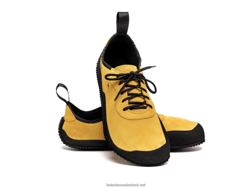 Heren Be Lenka blote voeten schoenen trailwalker 08T6T106 mosterd