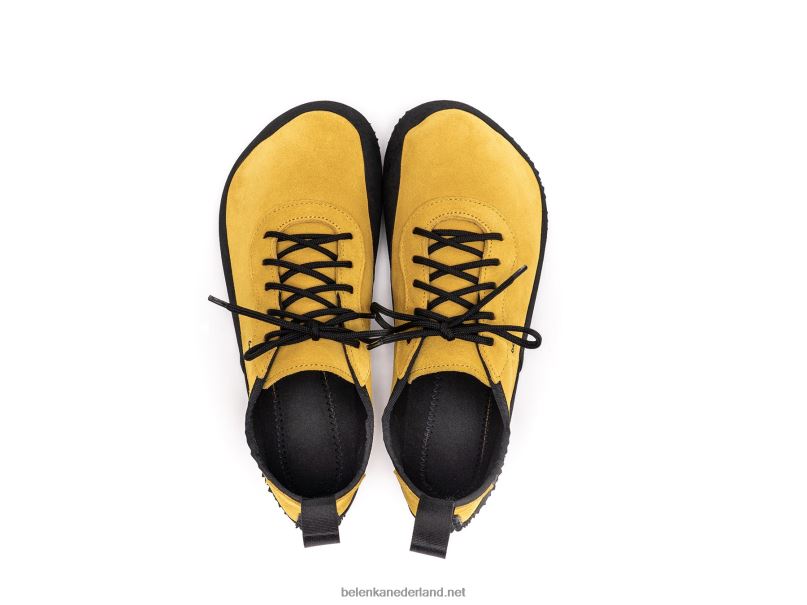 Heren Be Lenka blote voeten schoenen trailwalker 08T6T106 mosterd