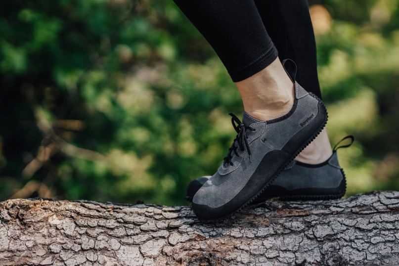 Heren Be Lenka blote voeten schoenen trailwalker 08T6T107 grijs