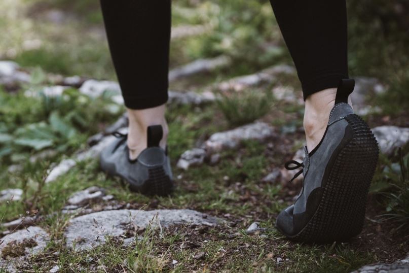 Heren Be Lenka blote voeten schoenen trailwalker 08T6T107 grijs