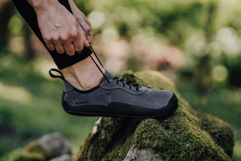 Heren Be Lenka blote voeten schoenen trailwalker 08T6T107 grijs