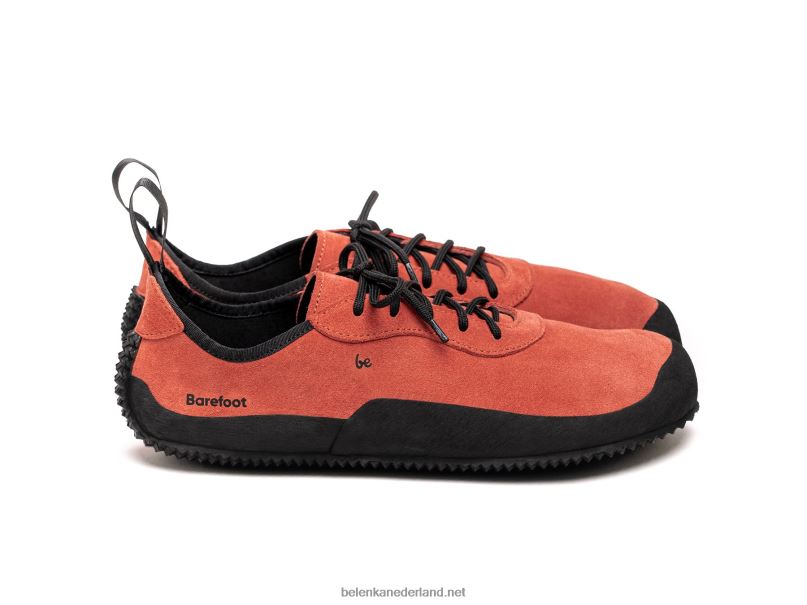 Heren Be Lenka blote voeten schoenen trailwalker 08T6T108 klei rood
