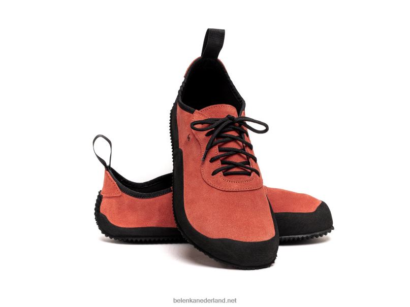 Heren Be Lenka blote voeten schoenen trailwalker 08T6T108 klei rood