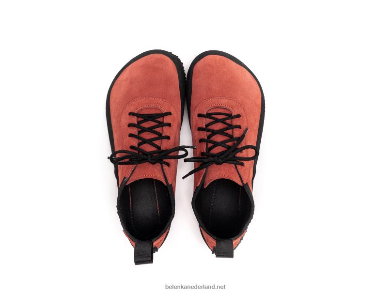Heren Be Lenka blote voeten schoenen trailwalker 08T6T108 klei rood