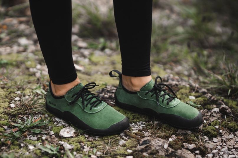 Heren Be Lenka blote voeten schoenen trailwalker 08T6T110 olijfgroen