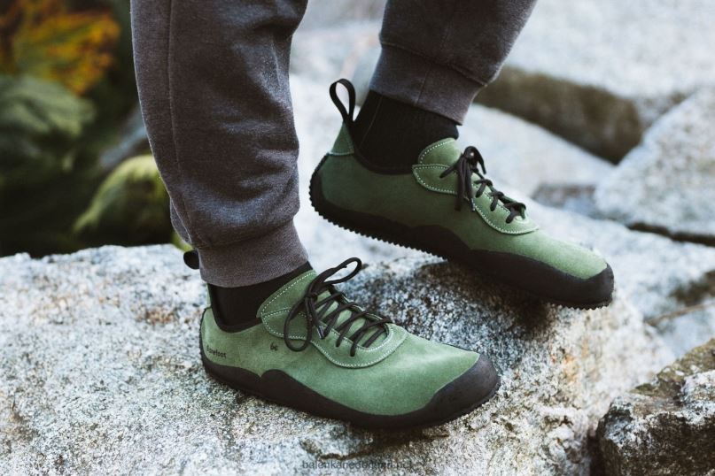 Heren Be Lenka blote voeten schoenen trailwalker 08T6T110 olijfgroen