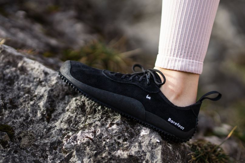 Heren Be Lenka blote voeten schoenen trailwalker 08T6T112 helemaal zwart