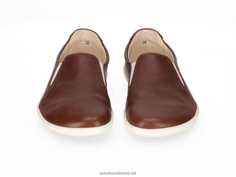 Heren Be Lenka blote voeten sneakers - makkelijk 08T6T65 donker bruin