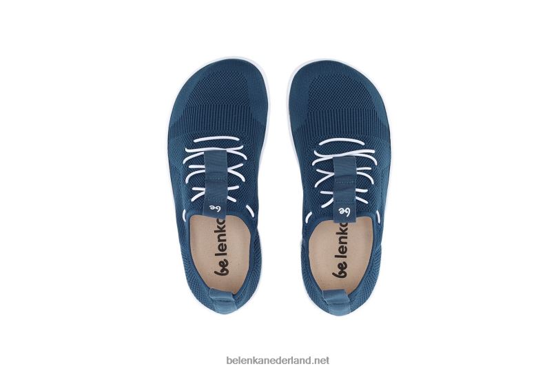 Heren Be Lenka blote voeten sneakers verheffen 08T6T33 donkerblauw