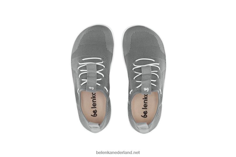 Heren Be Lenka blote voeten sneakers verheffen 08T6T34 grijs