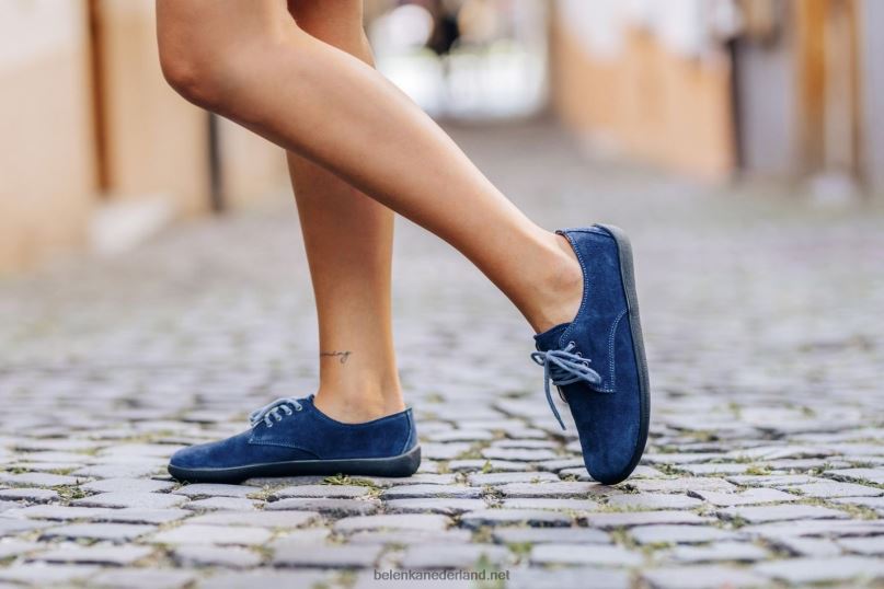 Heren Be Lenka schoenen op blote voeten - stad 08T6T124 marine