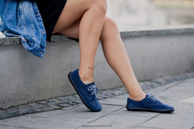 Heren Be Lenka schoenen op blote voeten - stad 08T6T124 marine