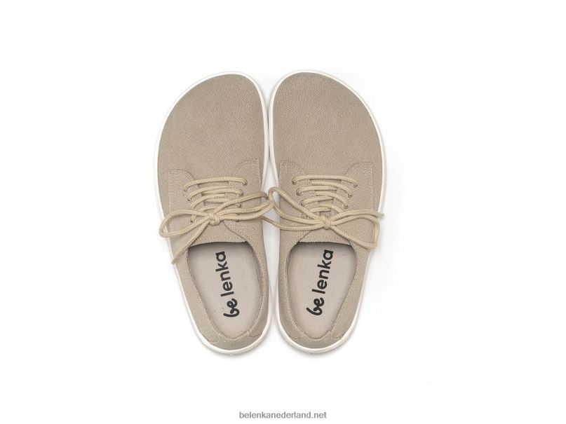 Heren Be Lenka schoenen op blote voeten - stad - veganistisch 08T6T119 zand