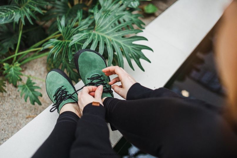 Heren Be Lenka schoenen op blote voeten trailwalker 2.0 08T6T116 olijfgroen