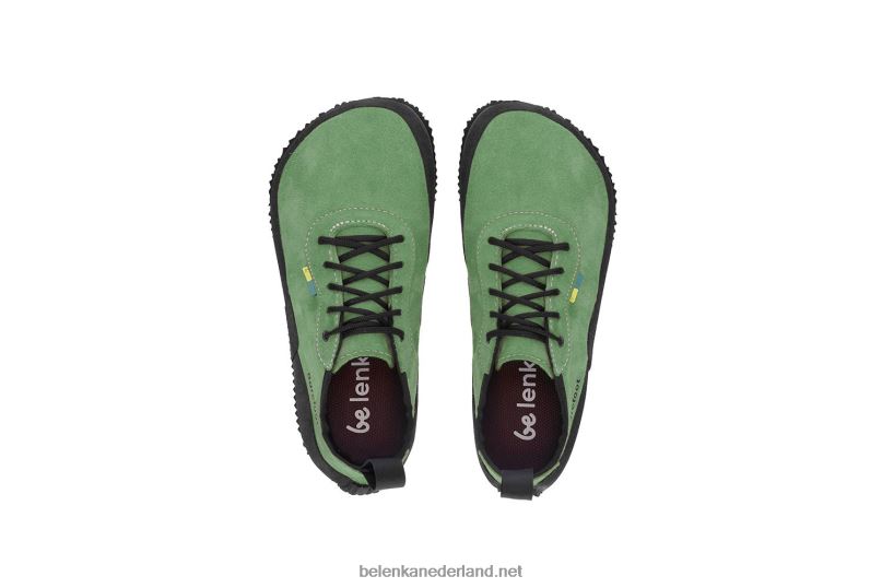 Heren Be Lenka schoenen op blote voeten trailwalker 2.0 08T6T116 olijfgroen