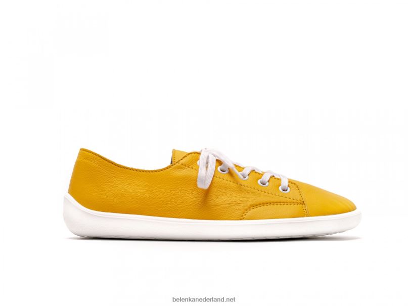 Heren Be Lenka sneakers op blote voeten - prime 08T6T23 mosterd