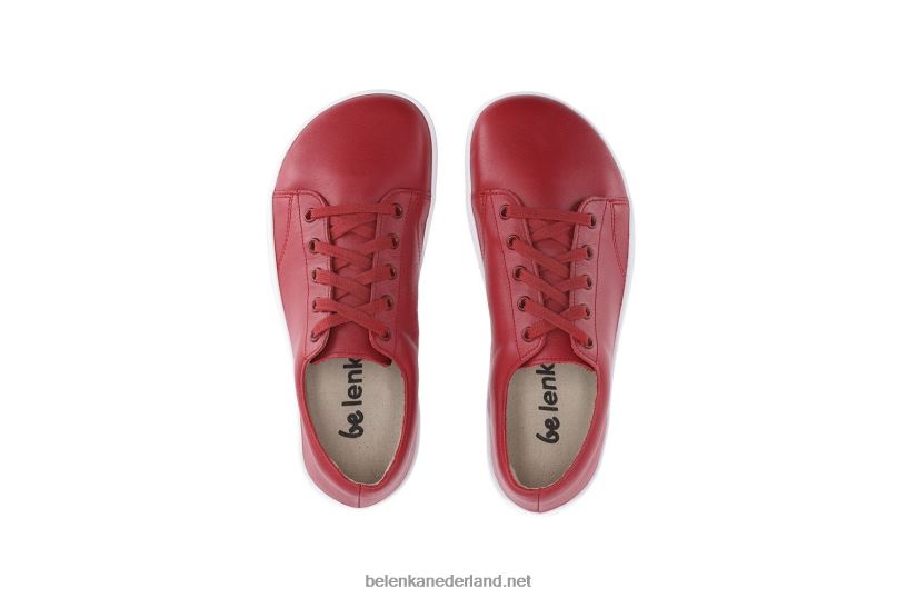 Heren Be Lenka sneakers op blote voeten - prime 2.0 08T6T31 nar rood