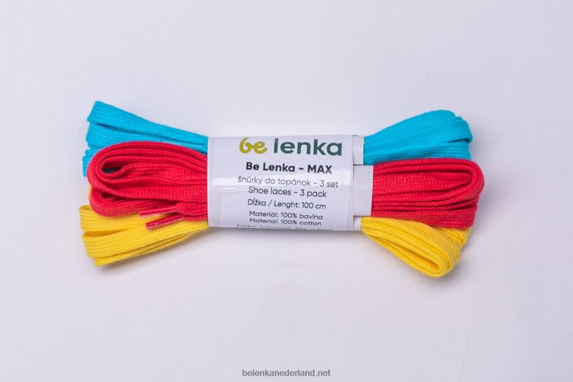 Heren Be Lenka schoenveters 3 stuks - max 08T6T128