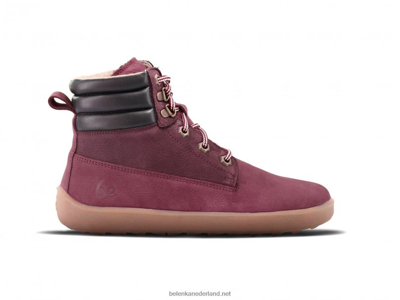 Heren Be Lenka blote voeten laarzen nevada neo 08T6T39 bordeaux