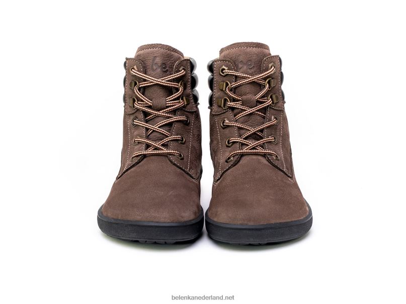 Heren Be Lenka laarzen op blote voeten nevada 08T6T36 chocolade