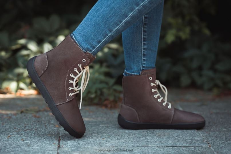 Heren Be Lenka laarzen op blote voeten - winter 2.0 08T6T51 chocolade