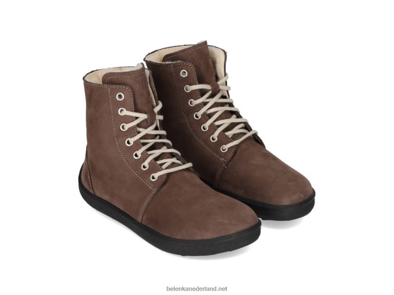 Heren Be Lenka laarzen op blote voeten - winter 2.0 08T6T51 chocolade