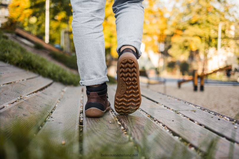 Heren Be Lenka schoenen op blote voeten ranger 2.0 08T6T44 donker bruin