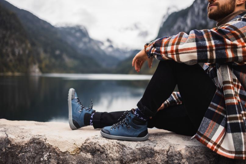 Heren Be Lenka schoenen op blote voeten ranger 2.0 08T6T45 donkerblauw