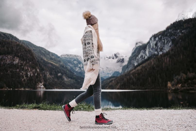 Heren Be Lenka schoenen op blote voeten ranger 2.0 08T6T46 rood
