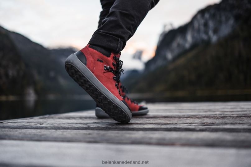 Heren Be Lenka schoenen op blote voeten ranger 2.0 08T6T46 rood