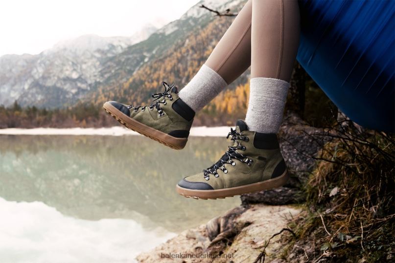 Heren Be Lenka schoenen op blote voeten ranger 2.0 08T6T47 leger groen