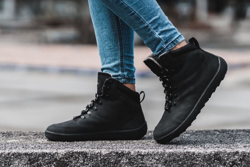 Heren Be Lenka winter barefoot boots ranger 08T6T42 helemaal zwart