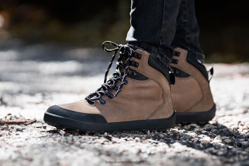 Heren Be Lenka winter barefoot boots ranger 08T6T43 donker bruin