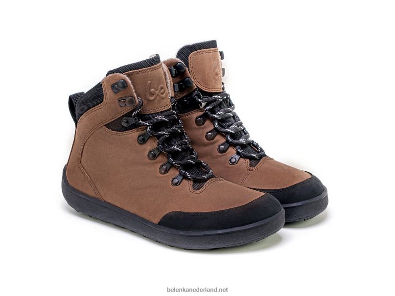 Heren Be Lenka winter barefoot boots ranger 08T6T43 donker bruin