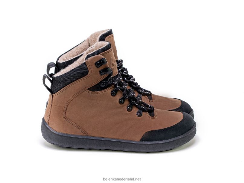 Heren Be Lenka winter barefoot boots ranger 08T6T43 donker bruin