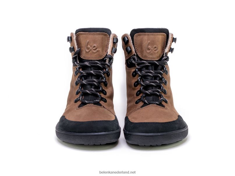 Heren Be Lenka winter barefoot boots ranger 08T6T43 donker bruin
