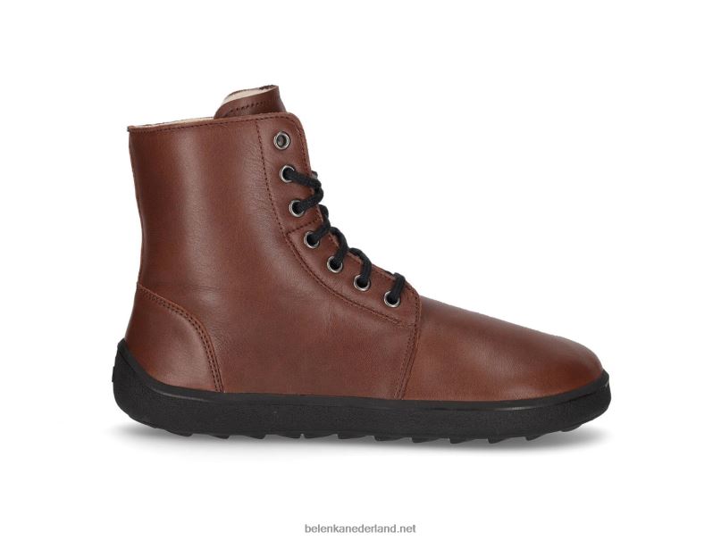 Heren Be Lenka winterlaarzen op blote voeten winter 2.0 08T6T49 donker bruin